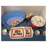 Raggedy Ann lot & pull lamb toy