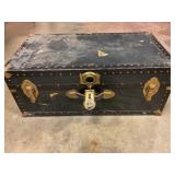 vintage steamer trunk