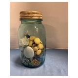 Mason jar of jewelry quart size