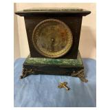 Antique mantle clock