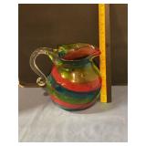 Murano Art glass pitcher
