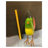 Metal Folk Art bird figurine