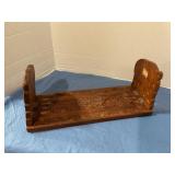 Vintage wooden elephant expandable book rack