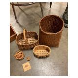 Decorative Wicker baskets & waste basket