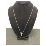 Sterling Silver bottle necklace