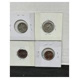 Roosevelt dimes sorted dates