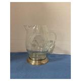 Sterling Silver base water pitcher
