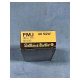 40 Smith&Wesson 180 grain FMJ 50 rounds