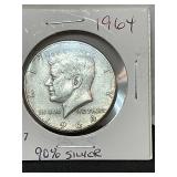 1964 Kennedy Half Dollar 90% Silver