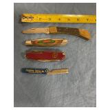 Assorted  pocket knives
