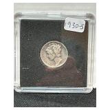 1930 S MercurySilver  Dime