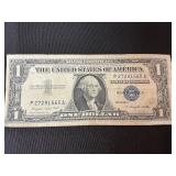 1957A $1 Sliver Certificate blue seal