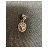 Sterling silver necklace pendant