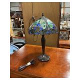Tiffany style lamp 21" tall