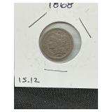 1868 nickel three cent piece