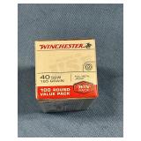 40 Smith & Wesson 165 grain 100 rounds