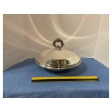 Silver-plated serving bowl