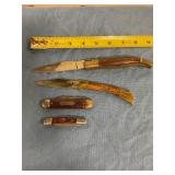 Assorted pocket knives