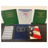 Coin Books for collecting/ plastic storage