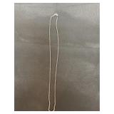 Sterling silver 24" necklace