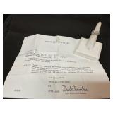 Ladies 14k W/G diamond 3ring wedding set  51/2