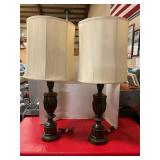 Matching Lamps Bronze look finish