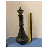Vintage Jim Beam Smoke Green Bourbon Decanter