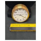 Tiffany &Company Round brass desk clock