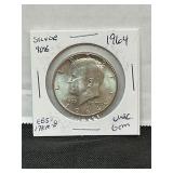 1964 Kennedy Half Dollar 90% Silver