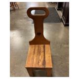 Wooden shaker step stool 31" T