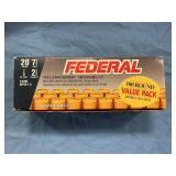 Federal multi purpose shells 20 gauge 100 rounds