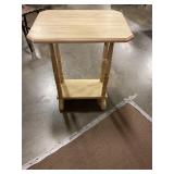 Wooden side / lamp table 24"x18"