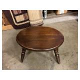 Wood stool 10" T