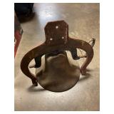 Antique Crystal Metal #2 cast-iron school bell