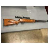 Pellet gun with scope