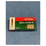 40 Smith&Wesson 180 grain 50 rounds