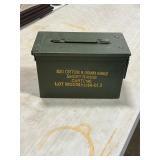 Metal ammo box empty