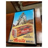 Vintage Merita bread poster