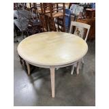 Wood table with only one chair