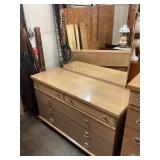 Mainline Hooker Dresser w/ full bed frame &mirror
