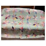 Handmade quilt 71"x80"