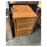Wooden filing cabinet