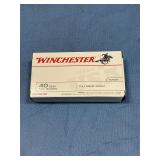 Winchester 40 Smith&Wesson 165gr FMJ 50 rounds