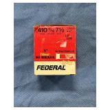 Federal 410 gauge 25 shells
