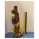 Vintage "Golfer"Ceramic Bourbon Decanter EMPTY