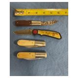 Assorted pocket knives