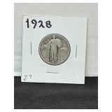 1928 standing liberty silver quarters