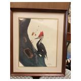 Ray Harm WoodpeckerSigned  Picture 26"x 22"