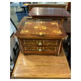 Vintage Italian inlaid jewel box