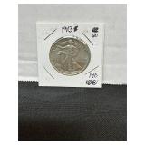 1943 Walking liberty silver half dollar
